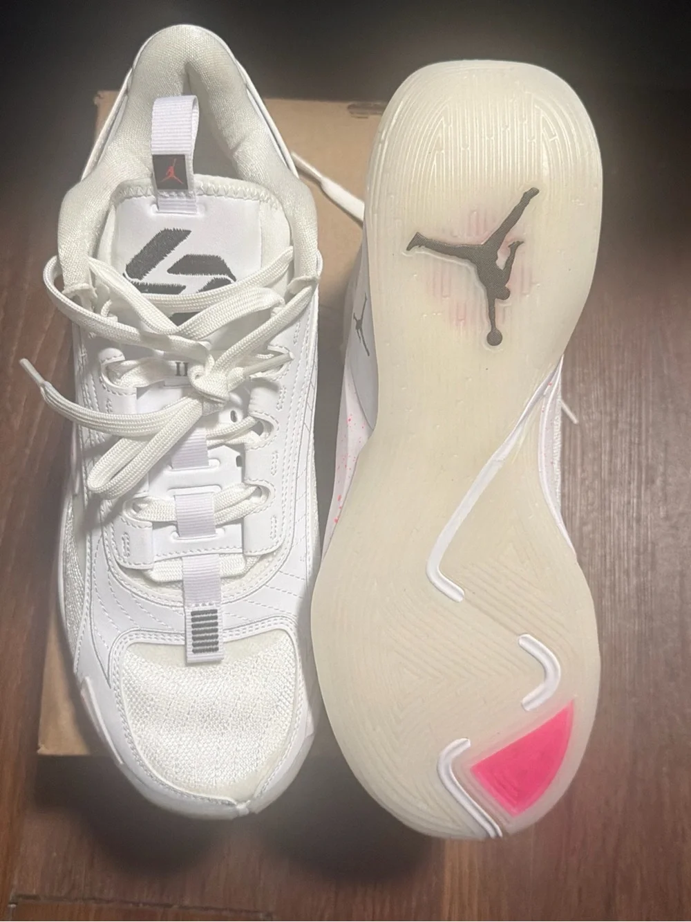 Jordan Luka 2 White Hyper Pink DX8733-106 Men’s Basketball Sneaker Mesh Low Top